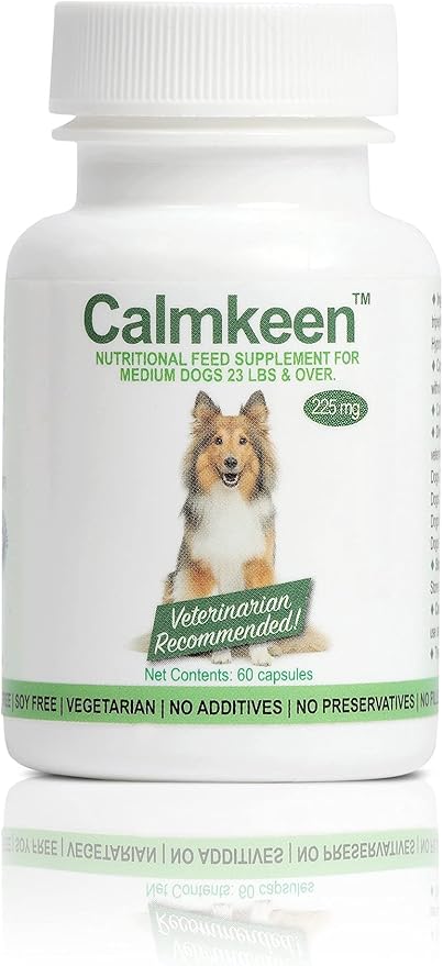 225 mg 60 Count Nutritional Supplement for Medium Dogs 23 Pounds and Up (Formerly Calmkene)