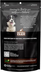 Natural Farm Power Bully Sticks Dog Chews (12”, 12-Pack), 2-in-1 Power Chews: Premium Beef Cheek Wrapped in Beef Pizzle, Double Chewing Time, Great Dog Dental Treats, for Small, Medium & Large Dogs
