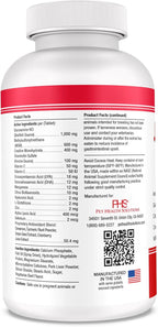 PHS Joint MAX Triple Strength (TS) Chewable Tablets for Dogs - Glucosamine, Chondroitin, MSM - Vitamins, and Antioxidants - Hip and Joint Pain Relief and Support Supplement - Made in USA - 120 Tablets