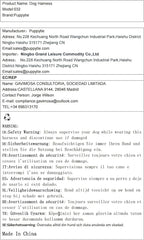 Puppytie No Pull Dog Harness with Multifunction Dog Leash,Soft Adjustable No Choke Escape Proof Pet Harness Vest for Medium Dogs,Plaid Blue,M