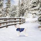 BINGPET Dog Sweater - Christmas Winter Warm Dog Clothes - Turtleneck Sweater for Small Medium Large Dogs - Classic Snowflake Doggy Knitwear Clothes