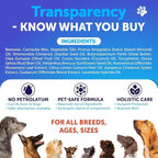 Dog Paw Balm - Lick Safe Snout Soother - Moisturizies, Soothes & Nourishes Irritated Paw Pads and Dry Nose - Protects from Cracks & Wounds - Dog Feet Balm with Waxes, Oils, Butter, Extracts - 2.1 Oz