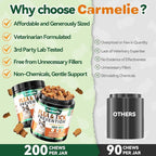 Flea and Tick Treatment for Cats - 200 Chews Flea and Tick Prevention for Cat Chewables - Flea Treatment for Cats All Breeds & Ages - Natural Cat Fleas and Ticks Defense - Chicken Flavor