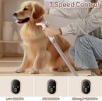 3.2L Dog Grooming Kit & Vacuum Suction, 3 Level Pet Hair Vacuum Groomer with Clippers for Thick Coats, 6 Shedding Grooming Tools for Dogs Cats