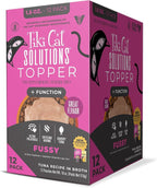 Tiki Cat Solutions Topper Multipack, Fussy, Tuna Recipe in Broth, 1.5 oz. Pouch (12 Count)