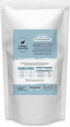Canine Cravers Single Ingredient Dog Treats – Wild Caught Lake Smelt - Human Grade Air Dried Hypoallergenic Pet Food – Grain, Gluten, and Soy Free – 100% All Natural – 3 oz