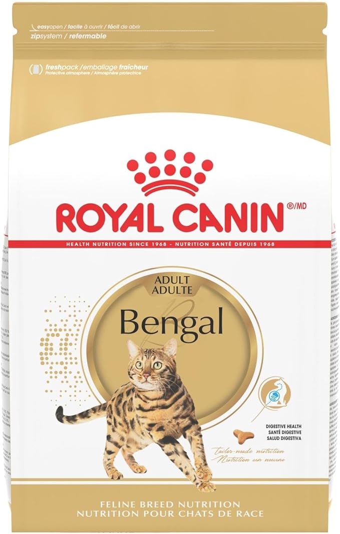 Royal Canin Feline Breed Nutrition Bengal Adult Dry Cat Food, 7 lb Bag