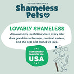 Shameless Pets Dental Treats for Dogs, A Cluck A Day (32 Sticks) - Supports Digestion for Teeth Cleaning & Fresh Breath - Dog Bones Dental Chews Free from Grain, Corn & Soy