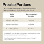 PETLIBRO Automatic Cat Feeder, Battery-operated Automatic Cat Food Dispenser with 180-Day Life, AIR Cordless Timed Pet Feeder for Cat & Dog, 2L Auto Cat Feeder, Black