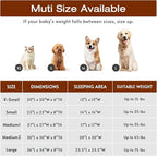 JOLLYVOGUE Dog Bed, Calming Anti-Anxiety Large Dog Bed, Fluffy Donut Cushion for Medium and Large Pets (27"/30"/36")