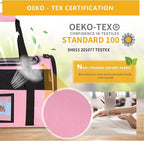 Cat Carriers Soft Side Carrier for Kitten Puppy Collapsible Travel Pet Carrier TSA Airline Approved Cat Carrier Bag for Under 15 lbs Pets, Pink