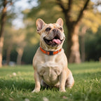 Reflective Dog Collar, Soft Neoprene Padded Nylon Pet Collar with Quick-Release Buckle, No-Choke Design Adjustable for Small Dogs,Orange,S