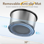 1.6 Gallon Dog Water Bowl, 6.5L/220oz Stainless Steel No Spill Water Bowls for Large Dogs, Super Large Capacity Splash Proof Pet Slow Drinking Water Bowl with Anti-Slip Mat for Mess Drinkers