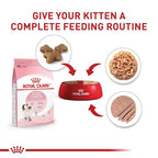Royal Canin Feline Health Nutrition Kitten Thin Slices in Gravy and Loaf in Sauce Variety Pack Cat Food, 3 oz (Pack of 12)