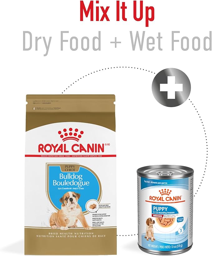 Royal Canin Bulldog Puppy Dry Dog Food, 6 lb bag