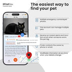 Cat Tags Personalized Small, QR Code Cat Name Tags for Kitten Collar, Scan Location Alerts, Black S