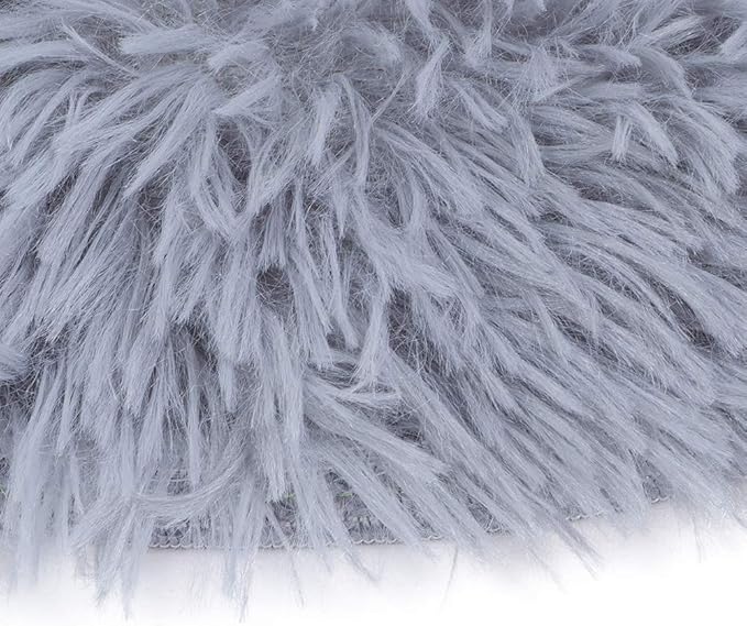 USB Charging Interface Cat Plush Mat,Pet Heating Pad, Plush Puppy Heating Pad, Professional Manufacturing Pet Warming Pad Pet Heating Blanket for Small Dogs Cats(Silver Gray)