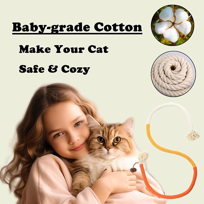 Cat Toys 12Pcs Catnip Toys for Indoor Kitten Cat Silvervine Chew Molar Scratch Cotton Rope Cleaning Teeth Dental Stick Treat Kitty Self Play Kick