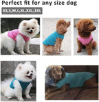 WEONE Dog Summer T-Shirts Striped Cotton Vest,Pet Breathable Soft Basic Clothes for Small Medium Larg Boy Girl Dogs,M