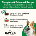 Dave's Pet Food Bland Dog Food (Lamb & Rice), Canned Wet Dog Food for Sensitive Stomachs, Gluten-Free, Digestive Care, 13.2 oz (Case of 12)