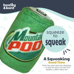 Huxley & Kent Funny Dog Toy w/Squeaker – Power Plush Squeaky Dog Toys for Small, Medium & Large Dogs – Soft Stuffed Animal for Indoor Play & Fetch - Mountain Poo, Large