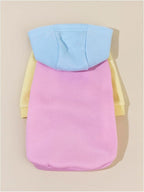 QWINEE Basic Dog Hoodie Sweatshirt Puppy Sweater Warm Cat Costumes Pet Clothes for Chihuahua Puppy Kitten Small Medium Dogs Pink Medium