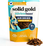 Solid Gold Air Dried Dog Food Toppers for Dry Food - Healthy Dog Treats w/Real Chicken & Superfoods - Serve as a Complete Meal, Topper or Treats - Supports Muscle Growth, Immunity & Digestion - 1lb