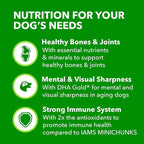 IAMS Proactive Health Healthy Aging Adult Dry Dog Food for Mature and Senior Dogs with Real Chicken, 29.1 lb. Bag