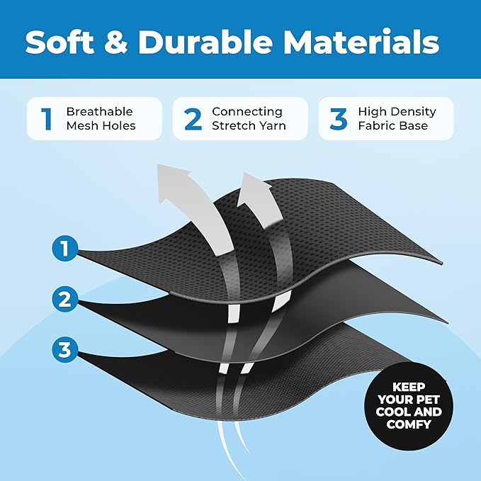 Voyager Escape-Proof Step-in Lock Cat Harness & 5ft Neoprene-Handle Leash Set All-Weather Mesh with Reflective Stitching for Small to Large Cats by Best Pet Supplies, Black (327), XXXS