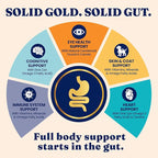 Solid Gold Sensitive Stomach Dry Cat Food - Grain Free & Gluten Free Sensitive Stomach Cat Food for Indoor Adult & Senior Cats - Dry Kibble for Cats w/Quail, Pumpkin & Probiotics for Gut Health - 6lb