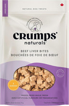 Crumps' Naturals Beef Liver Bites For Pets, 2.3-Ounce