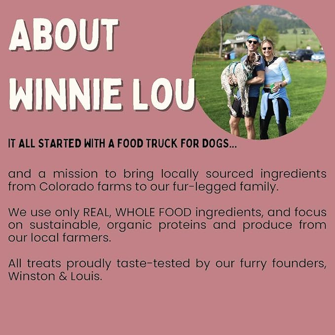 Winnie Lou Bison Liver Bites Dog Treats – Single Ingredient, Human Grade, Limited Ingredient Training Treats for Small, Medium & Large Dogs, Made in USA (1 Pack)