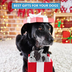 Dog Toys Plush Interactive Dog Toy with Crinkle Paper and Squeaker, Reduce Boredom and Anxiety, Cute Dog for Small Medium Large Dogs, Grey