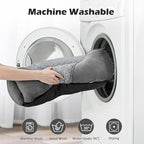 INVENHO Small Dog Bed Rectangle Washable Orthopedic Soft Calming Sleeping Durable Pet Cuddler with Anti-Slip Bottom