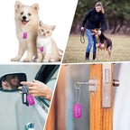 Yinkin 200 Pcs Personalized Military Dog Tags Set Including 100 Pcs Aluminum Blank Dog Tags for Engraving 100 Ball Steel Chain Rectangle Metal Blank Stamping Label for DIY Craft(Purple)