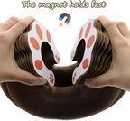 Kitty kurlz Cat Scratching Board, Kitty Curlz Cat Toy, Made of Recyclable Corrugated Cardboard, Scratch-Resistant and Abrasion-Resistant, Foldable