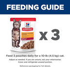 Hill's Science Diet Adult 1-6, Adult 1-6 Premium Nutrition, Wet Cat Food, Chicken Stew, 2.8 oz Pouch, Case of 24