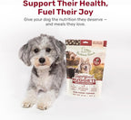 Superfood Nuggets- Premium, Freeze-Dried raw Dog Food Topper or Treat. Powerful Nutrient-Dense Ingredients. No Artificial additives. Bison and Kale Formula 8oz - 4pk Bundle