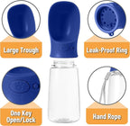 Mr. Pen Portable Dog Water Bottle, 19 oz, Large, Navy Blue, Travel Dog Water Bottle Dispenser, Not Dishwasher Safe