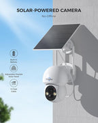 Hiseeu Solar Security Camera Outdoor,4MP Cameras,Wireless Home Security Cameras System,Color Night Vision,Solar-Powered, 2.4G/5G WiFi, 360° Pan & Tilt,500GB HDD,No Subscription