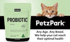 Probiotic for Cats & Kittens - Cat Probiotic Powder for Hairball Prevention, Digestive Support, Immune Health, Prebiotics, and Diarrhea Relief - Suitable for Indoor Cats & Kittens - 60 Scoops