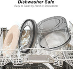 1Gallon No Spill Dog Water Bowl-3.8L Large Capacity, BPA-Free, Anti-Splash & Anti-Digging Design with Non-Slip Base, for Messy Drinkers