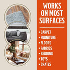 Grandpa Gus's Natural Instant Pet Odor Eliminator, Ready-to-Use Spray, Removes Strong Odor and Smell from Small Animal, Dog & Cat, Home, Carpet & Furniture, 4 fl oz (Pack of 2)