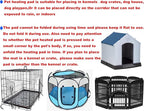 Pet Heating Pad for Large Dogs Cats, 34X21 inch, Waterproof, Easy Clean, Temperature Adjustable, Safety Instructions