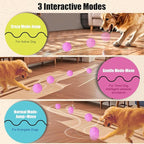 Interactive Dog Ball, Smart Dog Toy for Medium and Large Dogs, Automatic Moving, Rotating & Bouncing, E-TPU Material, IP54 Waterproof, Motion-Activated Dog Stimulation Toy to Keep Them Busy