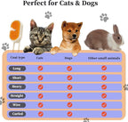 4-in1 Cat Steam Brush for Shedding & Grooming, Spray Hair Removal Comb with 2 Waterless Shampoo, Cat and Dog Brush for Shedding, Pet Grooming Comb Hair Removal Tool for Cats and Dogs