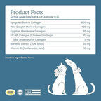 Fera Pets Cat & Dog Collagen Powder - Bone, Gut, Joint and Skin Supplement - 5 Types of Collagen + Clinically Studied UC-II® - 4.23 oz