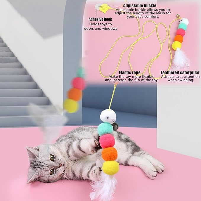 Cozy Cat Winter Sleeping Bag,Cat Sleeping Bag,Self Warm Cat Cave Bed 360° Wrap,Soft Plush Large Cat Sack Self Warm Cat Bed,Cat Sleeping Bag for Indoor Cats (B)