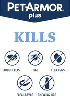 PetArmor Plus Flea and Tick Prevention for Cats over 1.5 lbs, Cat Flea and Tick Treatment, 6 Doses, Waterproof Topical, Fast Acting