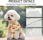 Autumn Pumpkin Dog T-Shirt Teacup Chihuahua Dog Thanksgiving Clothes for Medium Dogs Boy Girls Yorkie Puppy Clothes Breathable Collared Polo T-Shirts Doggy Pet Outfits Apparel Tops